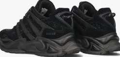 zwarte guess lage sneakers belluna