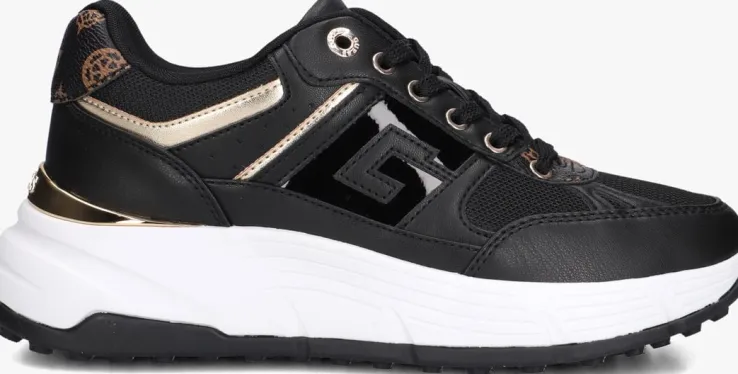 zwarte guess lage sneakers fonzi