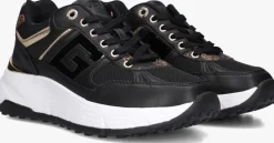 zwarte guess lage sneakers fonzi
