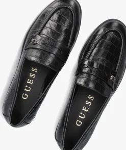 zwarte guess loafers sadien