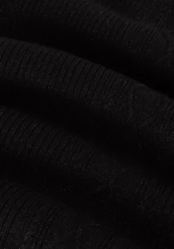 zwarte guess midi jurk es arielle bodycon swtr dress