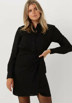 zwarte guess mini jurk camilla chemisier long dress