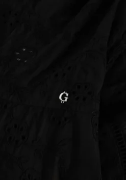 zwarte guess mini jurk ss clio flare midi dress