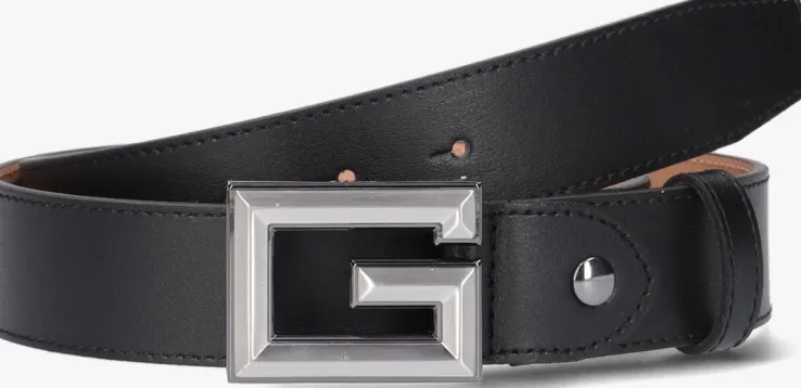 zwarte guess riem not revers & adjustable belt