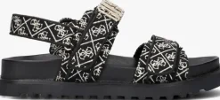 zwarte guess sandalen fabelis