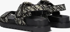 zwarte guess sandalen fabelis
