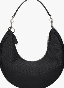 zwarte guess schoudertas mirema hobo shoulder bag