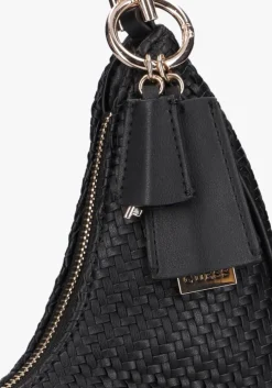 zwarte guess schoudertas mirema hobo shoulder bag