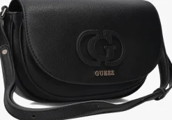zwarte guess schoudertas calebra convertible xbody flap