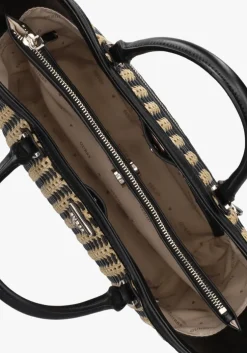 zwarte guess schoudertas atalia tote