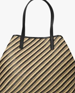 zwarte guess schoudertas vikky ii large 2 in 1 tote