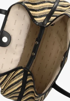 zwarte guess schoudertas vikky ii large 2 in 1 tote