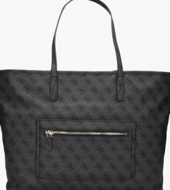 zwarte guess schoudertas power play large