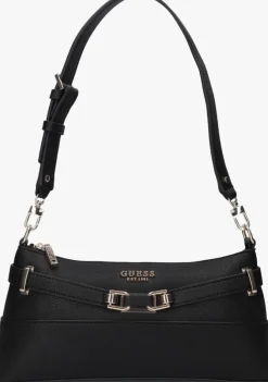 zwarte guess schoudertas silvye shoulder bag