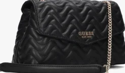 zwarte guess schoudertas melisandra cnvrtbl xbody flap