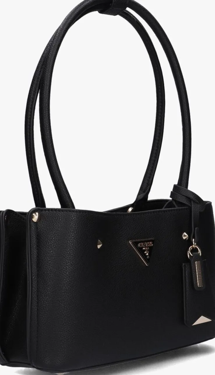 zwarte guess schoudertas meridian shoulder satchel