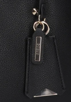 zwarte guess schoudertas meridian shoulder satchel