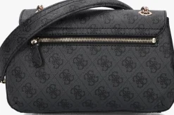 zwarte guess schoudertas katya convertible xbody flap