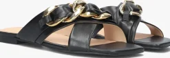 zwarte guess slippers sameya