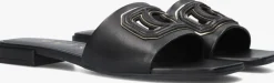 zwarte guess slippers tarisha
