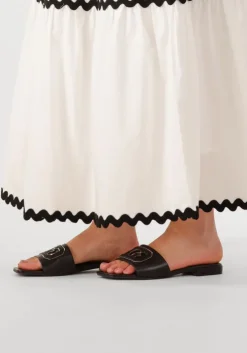 zwarte guess slippers tarisha