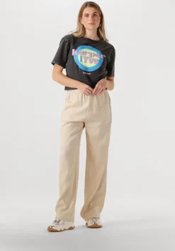 zwarte harper & yve t-shirt hotstuff-ss cropped