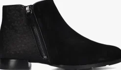 zwarte hassia enkellaarsjes madeira