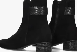 zwarte hassia enkellaarsjes 303092