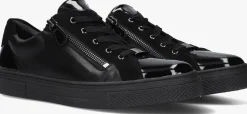 zwarte hassia lage sneakers 301233 led zwart