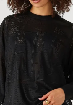 zwarte haute l'amitié tops & t-shirts drift ls sports blouse