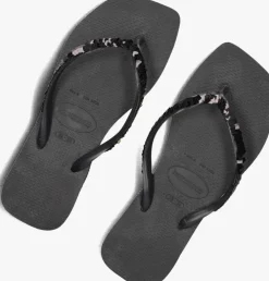 zwarte havaianas slippers square
