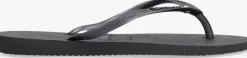 zwarte havaianas teenslippers slim crystal sw ii