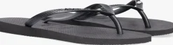 zwarte havaianas teenslippers slim crystal sw ii