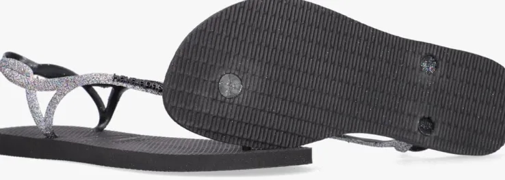 zwarte havaianas teenslippers luna premium ii