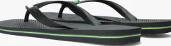 zwarte havaianas teenslippers brasil logo