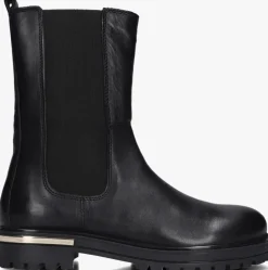 zwarte hip chelsea boots h1468