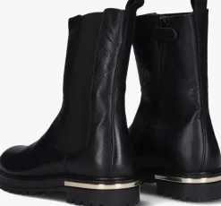 zwarte hip chelsea boots h1468