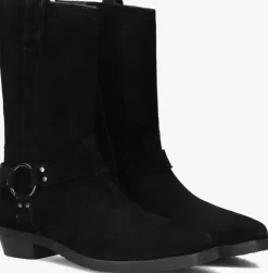 zwarte hip cowboylaarzen h437