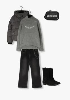 zwarte hip cowboylaarzen h437