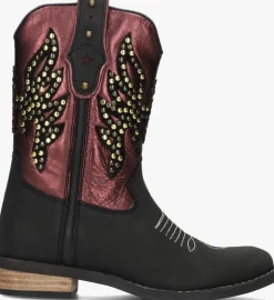 zwarte hip cowboylaarzen h1699