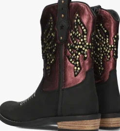 zwarte hip cowboylaarzen h1699