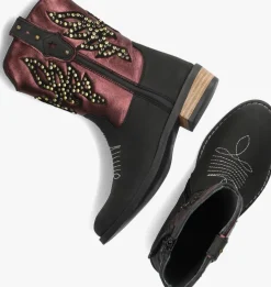 zwarte hip cowboylaarzen h1699