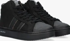 zwarte hip hoge sneakers h1943