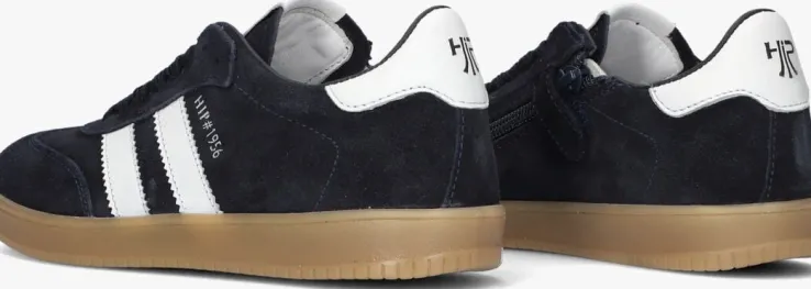 zwarte hip lage sneakers h1511_