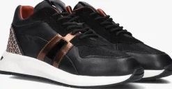 zwarte hip lage sneakers h1588