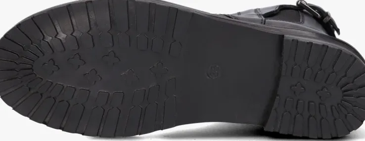 zwarte hip veterboots h1314