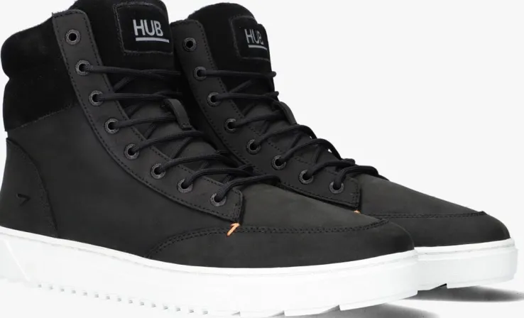 zwarte hub hoge sneakers dublin 2.0