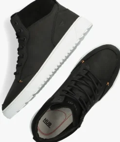 zwarte hub hoge sneakers dundee