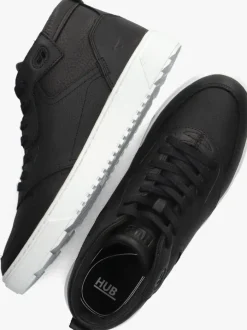 zwarte hub hoge sneakers nevada