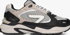zwarte hub lage sneakers slam m42